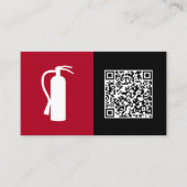 QR brandveiligheid Visitekaartje (Voorkant)