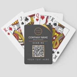 QR Business Logo Professional Pokerkaarten