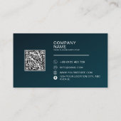 QR Business Logo Professional Visitekaartje (Achterkant)