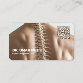 QR Chiropractie Fysiotherapeut Chiropractor Visitekaartje