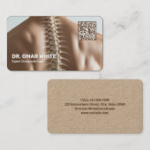 QR Chiropractie Fysiotherapeut Chiropractor Visitekaartje (Voorkant / Achterkant)