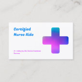 QR-CNA voor verpleegkundigen Visitekaartje (Voorkant)