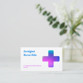 QR-CNA voor verpleegkundigen Visitekaartje (Staand voorkant)