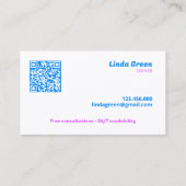 QR-CNA voor verpleegkundigen Visitekaartje (Achterkant)