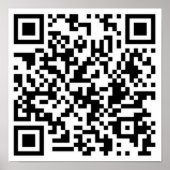 QR Code \1 Poster (Voorkant)