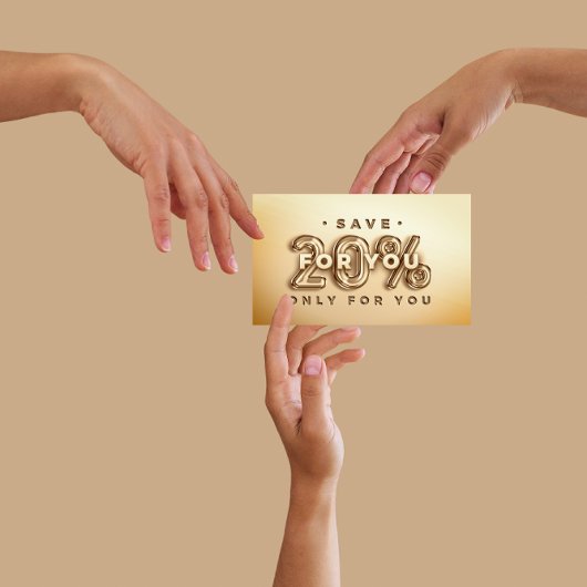 QR CODE 20%OFF KORTING INVOEGT DANK U VISITEKAARTJE