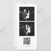 QR-code 3 Foto Trouw bladwijzer Save the Date (Achterkant)