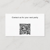 QR-code 50 en een Fabulous Catering Consultant Visitekaartje (Achterkant)