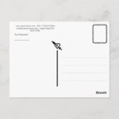QR-code aanbieding aankondiging Briefkaart (Achterkant)