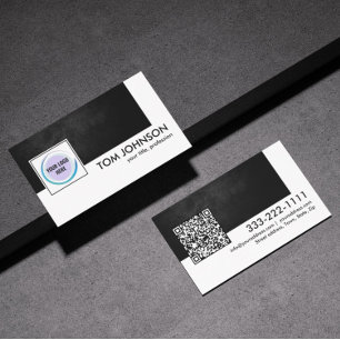 QR-code Aangepast ontwerp Virtueel Contact Vet Zwa Visitekaartje