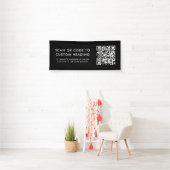 QR-code | Aangepast scannen naar mijn moderne, sti Spandoek (Insitu)