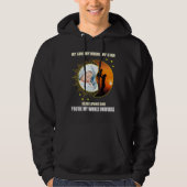 QR-code aangepaste foto Vaderdag hoodie (Voorkant)