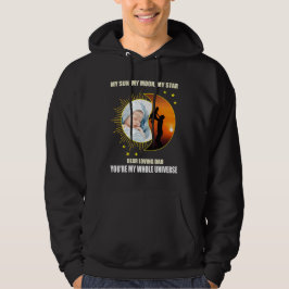 QR-code aangepaste foto Vaderdag hoodie