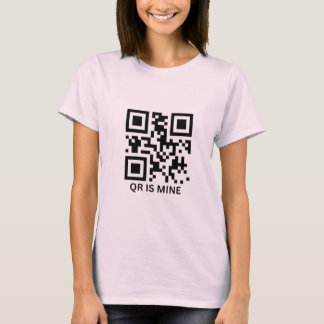 QR code aangepaste gepersonaliseerde T-shirt