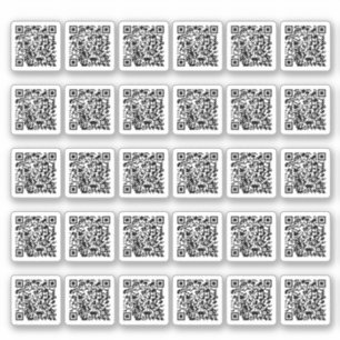 QR Code Aangepaste sticker blad