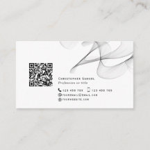 QR-code abstract modern netwerk, persoonlijk eenvo