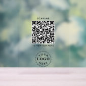 QR-code Acryl Sign – Modern afrekenmenu Bord (Neutraal)