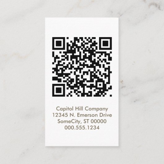 qr code afspraak sunBurst Afsprakenkaartje (Achterkant)