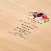 QR Code Afstuderen 2025 Acryl Uitnodigingen (Laagn)