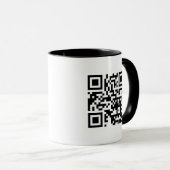 QR-code alleen combinatie-Mok Mok (Voorkant rechts)