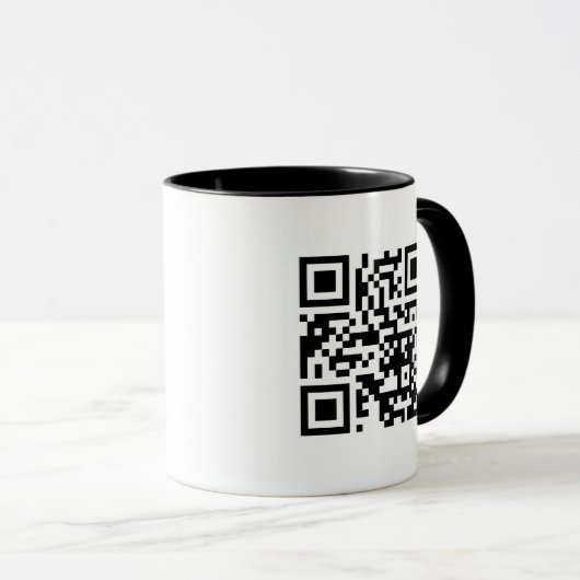 QR-code alleen combinatie-Mok Mok (Voorkant rechts)