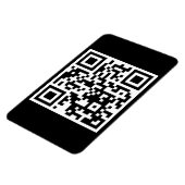 QR-code alleen Flexibele fotomagneet Magneet (Linkerzijde)