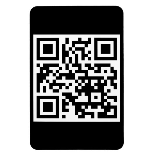 QR-code alleen Flexibele fotomagneet Magneet (Verticaal)