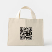 QR-code Alleen kleine Tas (Achterkant)