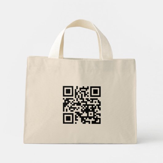 QR-code Alleen kleine Tas (Achterkant)