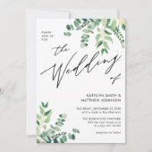 QR-code allemaal in één eucalyptusbruinhuwelijk Kaart (Voorkant)