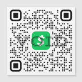 QR-code App Magnet (Voorkant)