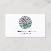 QR Code Art Therapeut Visitekaartje (Voorkant)