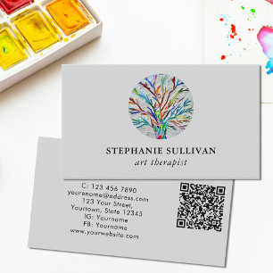 QR Code Art Therapeut Visitekaartje