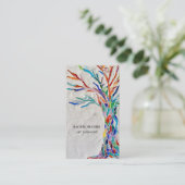 QR Code Art Therapist Visitekaartje (Staand voorkant)