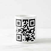 QR-code "ATHEIST" Koffiemok (Center)