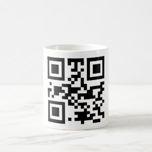 QR-code "ATHEIST" Koffiemok