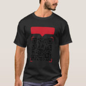 QR Code Bad Jokes T-Shirt (Voorkant)