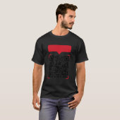 QR Code Bad Jokes T-Shirt (Voorkant volledig)