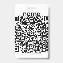 QR-code badge