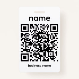 QR Code Badge
