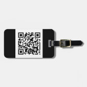 QR-CODE BAGAGELABEL (Voorkant horizontaal)