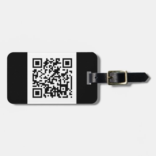 QR-CODE BAGAGELABEL (Voorkant horizontaal)