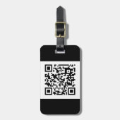 QR-CODE BAGAGELABEL (Voorkant verticaal)