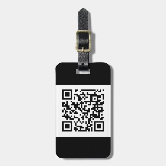 QR-CODE BAGAGELABEL (Voorkant verticaal)