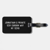 QR-CODE BAGAGELABEL (Achterkant horizontaal)