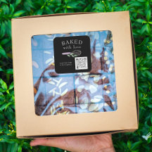 QR Code Baken Food Business Scan Allegry Black