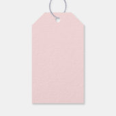 QR Code Bakkerij Logo Roze Zakelijk Cadeaulabel (Achterkant)
