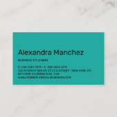 QR Code Bank Interieur Design Architect Meubels Visitekaartje (Achterkant)