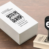 QR-code Bedankt voor Klein Bedrijf Rubberstempel