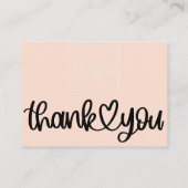 QR-code Bedankt voor uw aankoop pakket invoegen Informatiekaartje (Achterkant)